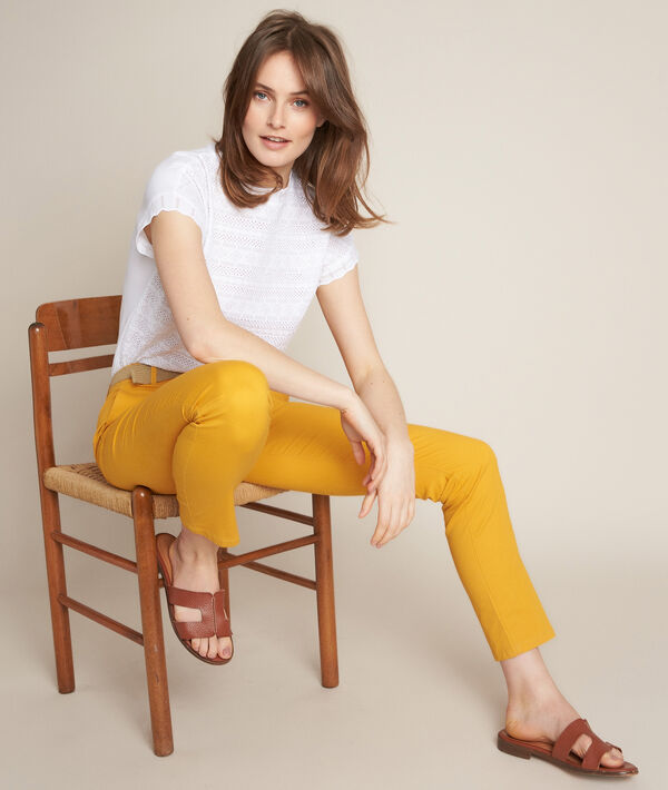 Pantalon chino safran Francis | 1-2-3 Pantalon chino safran Francis PhotoZ | 1-2-3