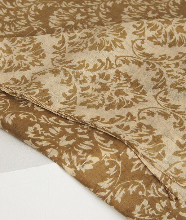 Foulard ambre imprimé Fugace | 1-2-3 Foulard ambre imprimé Fugace PhotoZ | 1-2-3