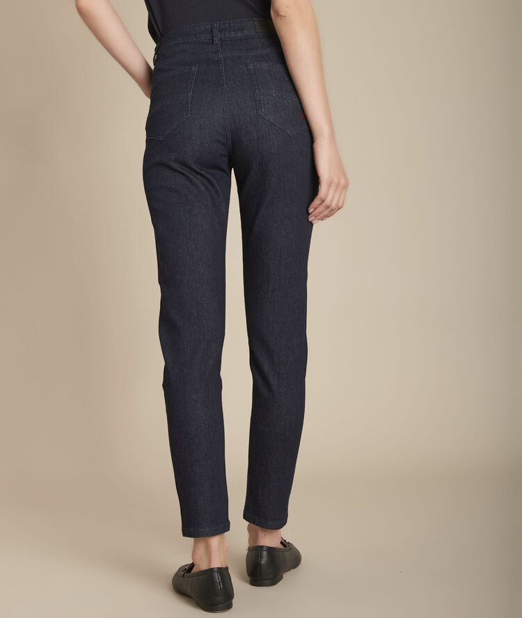 L'iconique slim : jean rinse sultan celadon.