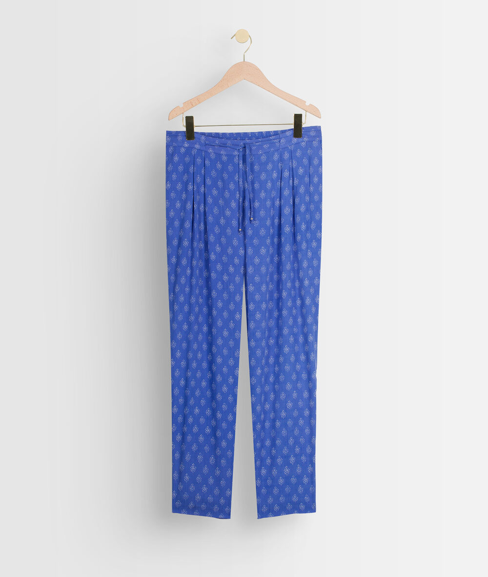 Pantalon fluide imprimé myosotis flynn myosotis.