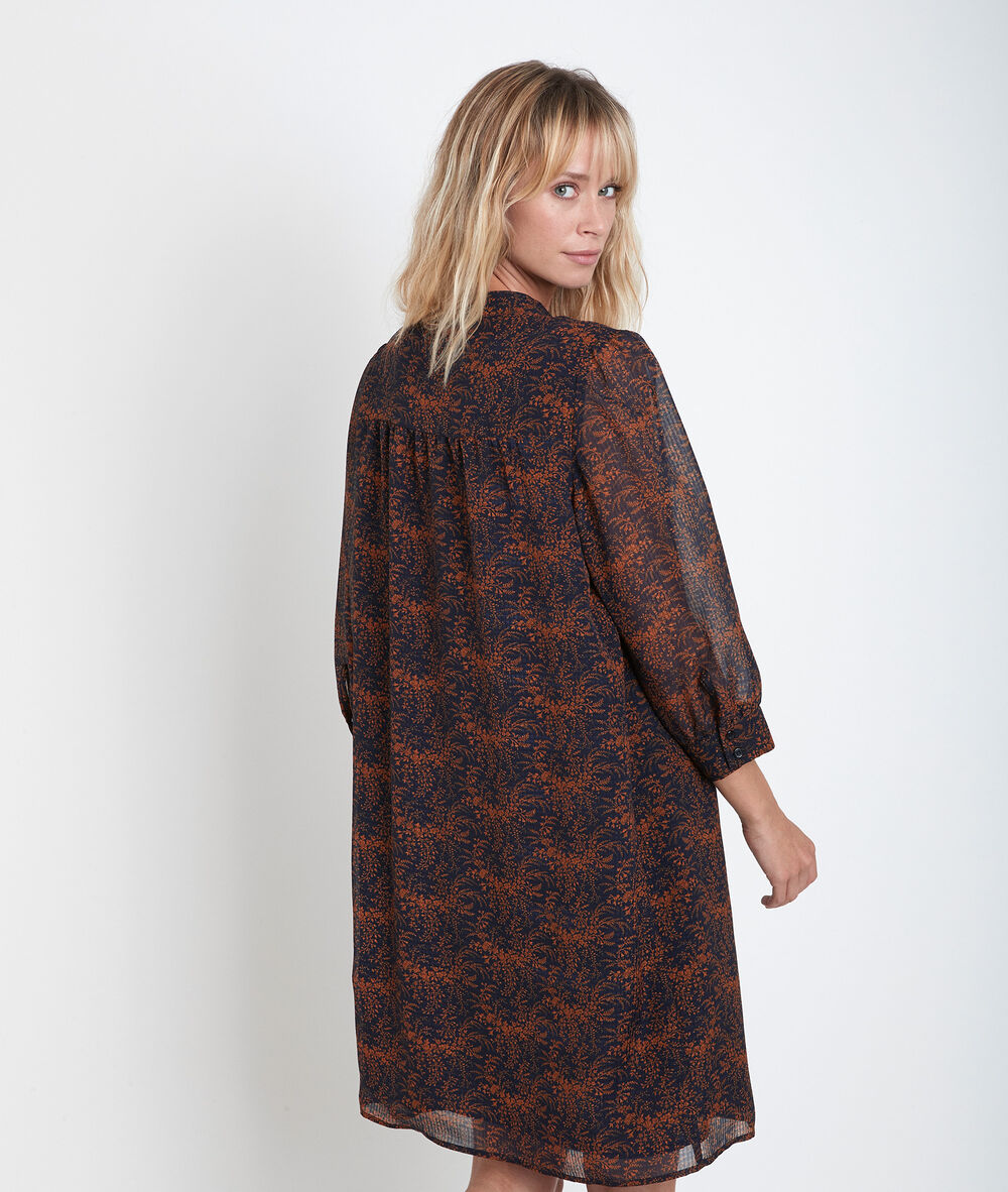 Robe imprimée colline tomette.