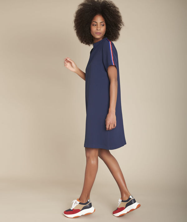 Robe droite marine Irmine | 1-2-3 Robe droite marine Irmine PhotoZ | 1-2-3