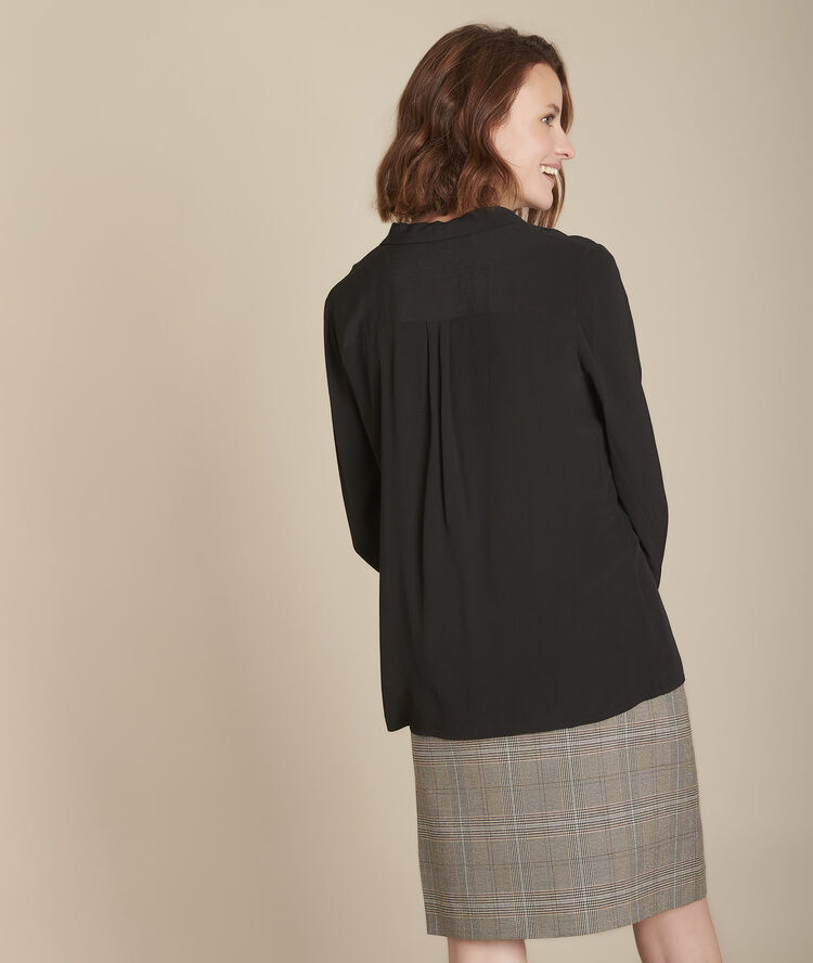 Chemise noire dentelle madisson noir.