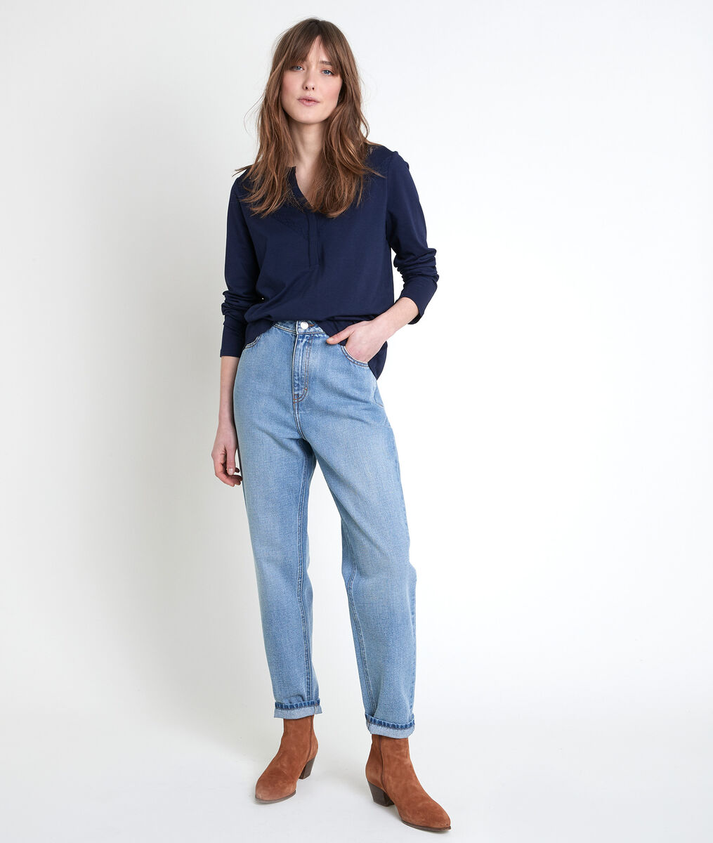 Top en dentelle marine Iris | 1-2-3 Top en dentelle marine Iris PhotoZ | 1-2-3