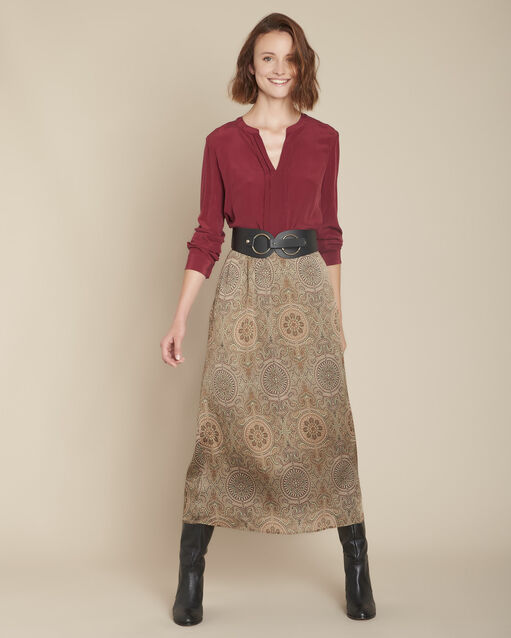 Weich fallender, bedruckter Rock Samba (2) - Maison 123