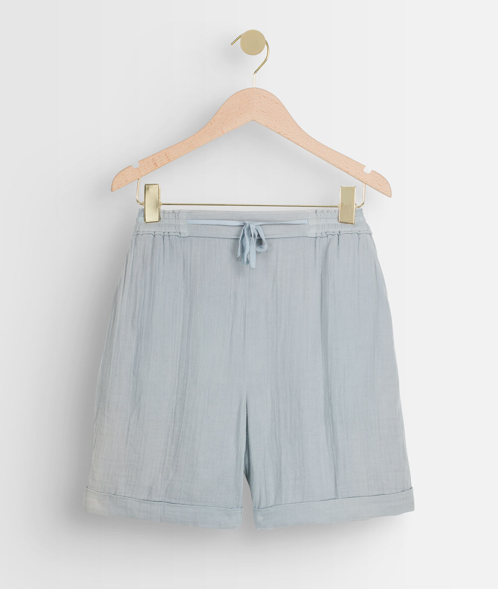 Short en coton céladon florice celadon.