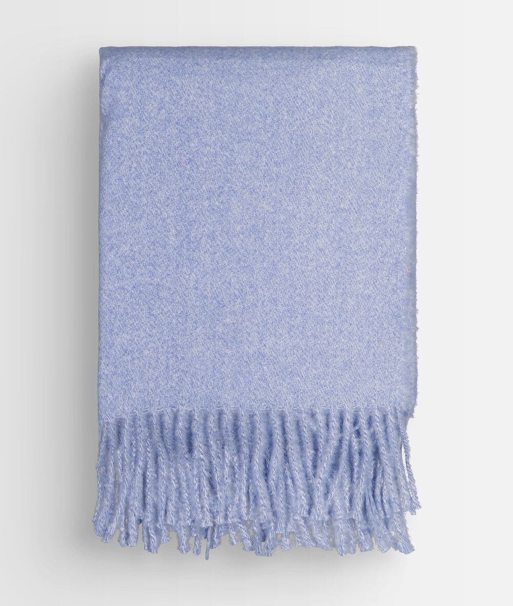 Echarpe bleue honorine bleu chambray.