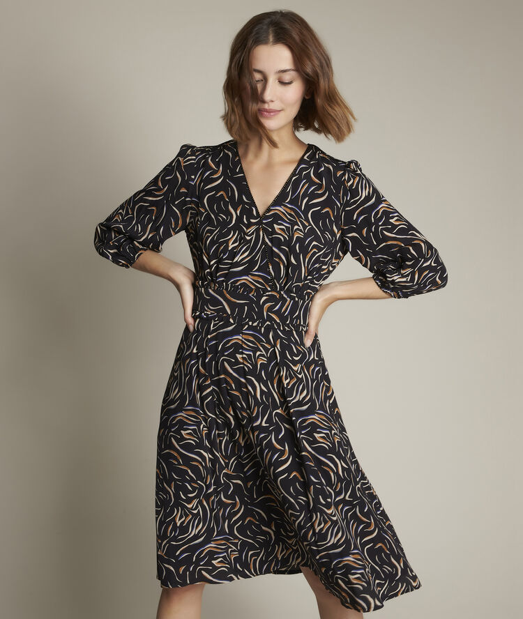 Robe imprim&eacute;e candy marine.