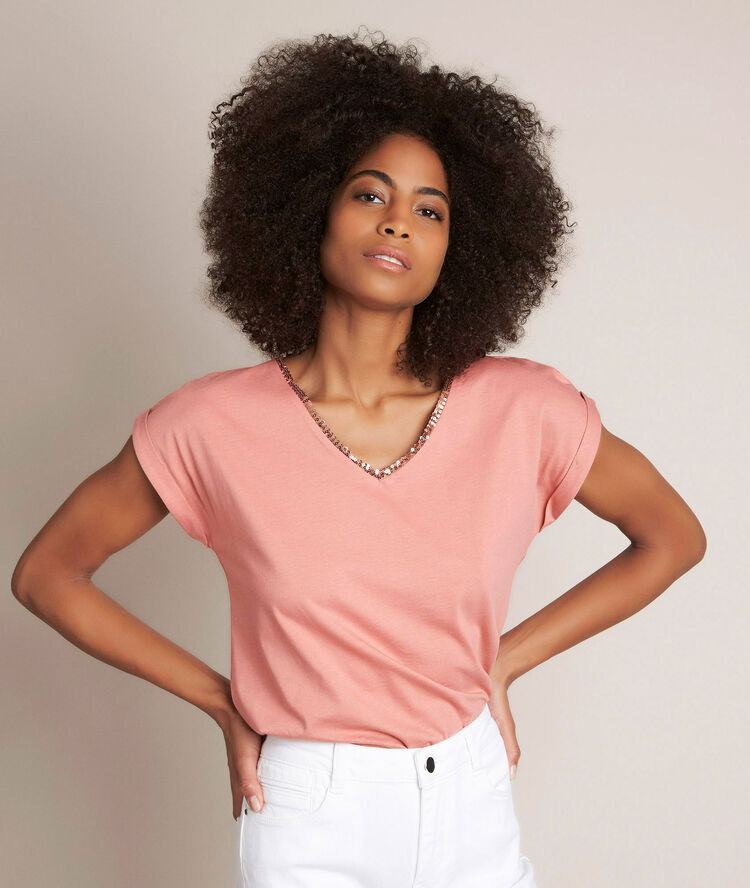 Tee-shirt en coton biologique reverso buvard.