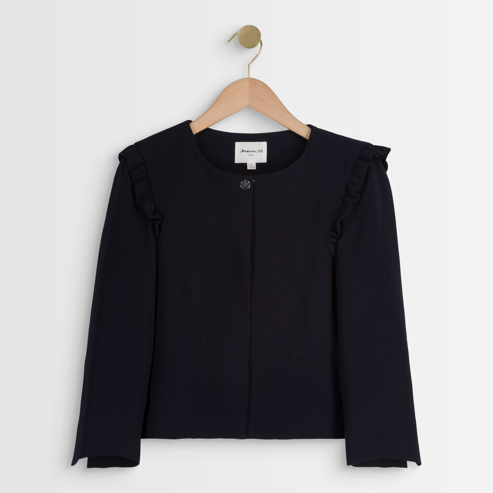 Veste en crêpe marine philise marine.