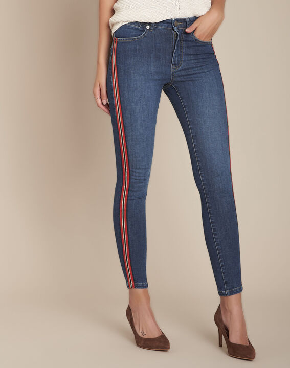 L'Audacieux skinny jean rayé stone used Sally | 1-2-3 L'Audacieux skinny jean rayé stone used Sally PhotoZ | 1-2-3
