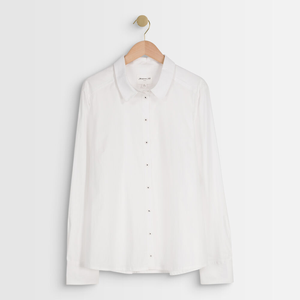 Chemise en popeline jessy ecru.