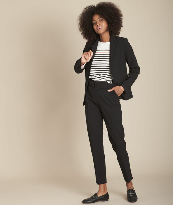 Pantalon cigarette ceinturé Lara | 1-2-3 Pantalon cigarette ceinturé Lara PhotoZ | 1-2-3
