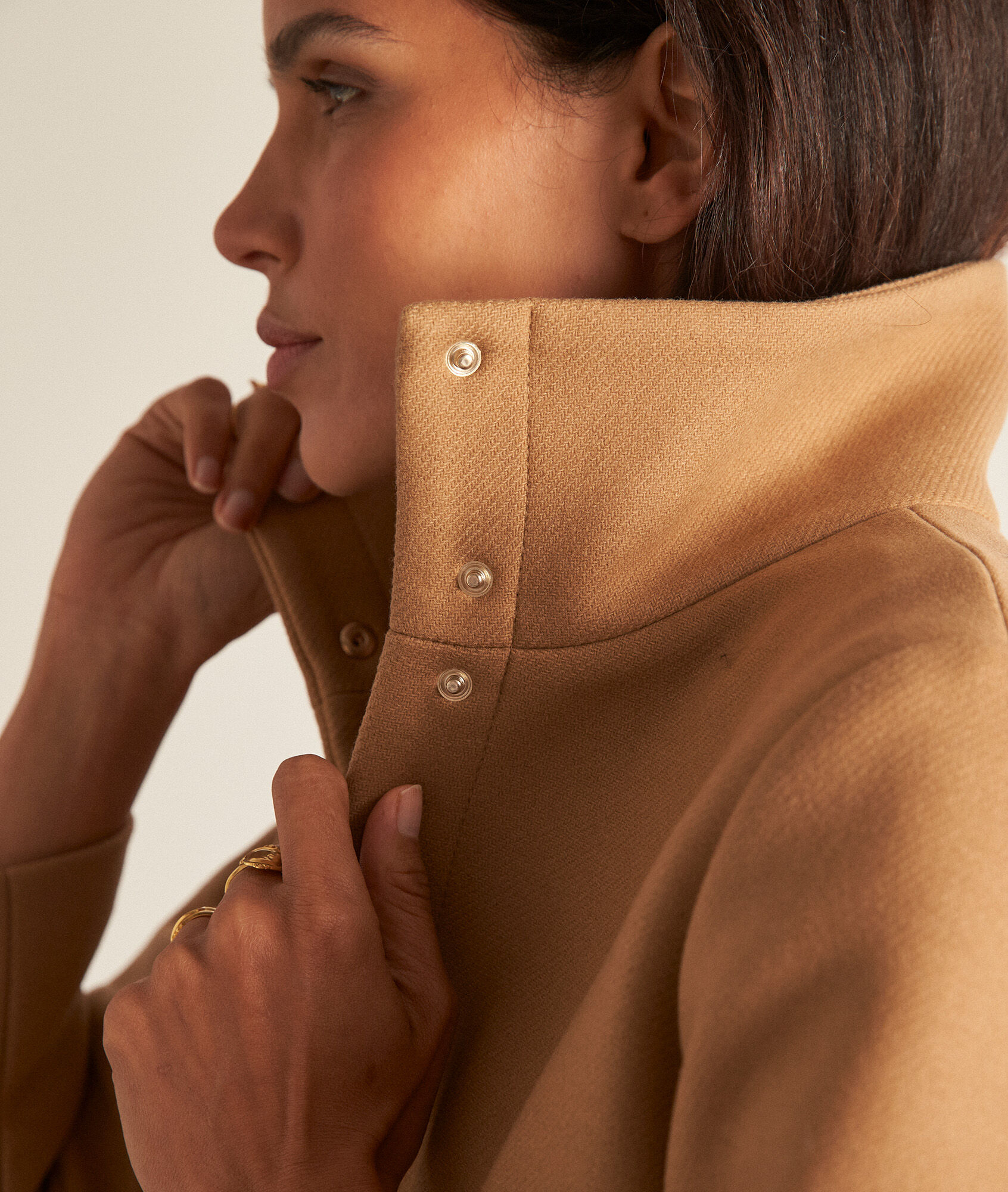 manteau camel maison 123