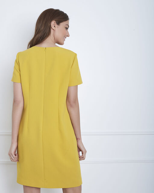 Anisfarbenes kleid mit ösen-details lutece anis.