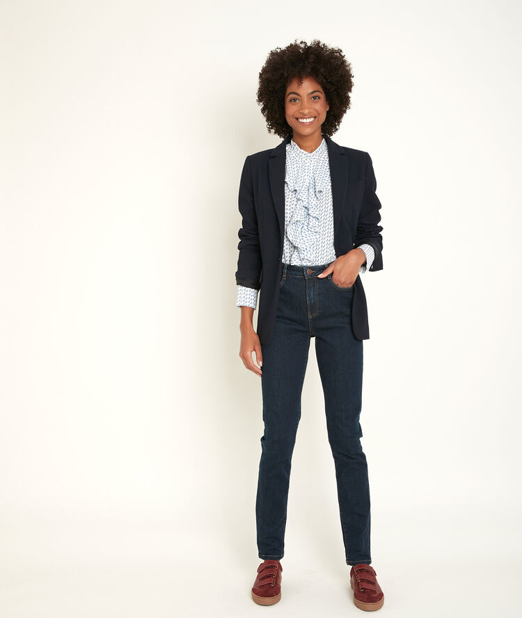 De iconische ruwe slim-fit jeans met used effect suzy denim brut.