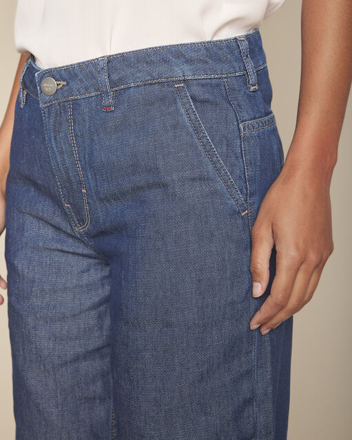 Le superbe wide leg jean savana celadon.