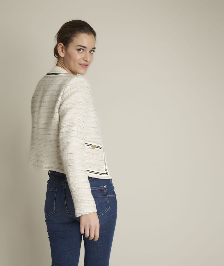 Veste fantaisie louison ecru.