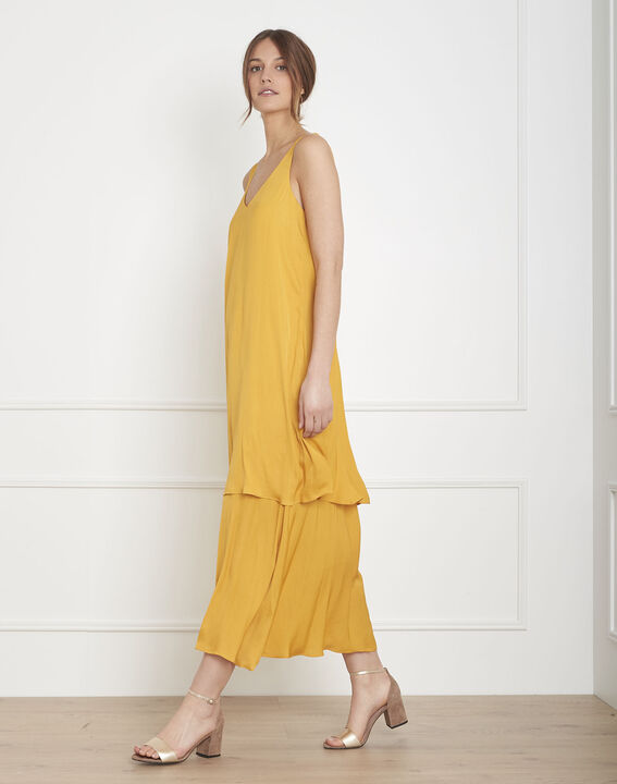 Robe jaune à étages Henriette | 1-2-3 Robe jaune à étages Henriette PhotoZ | 1-2-3