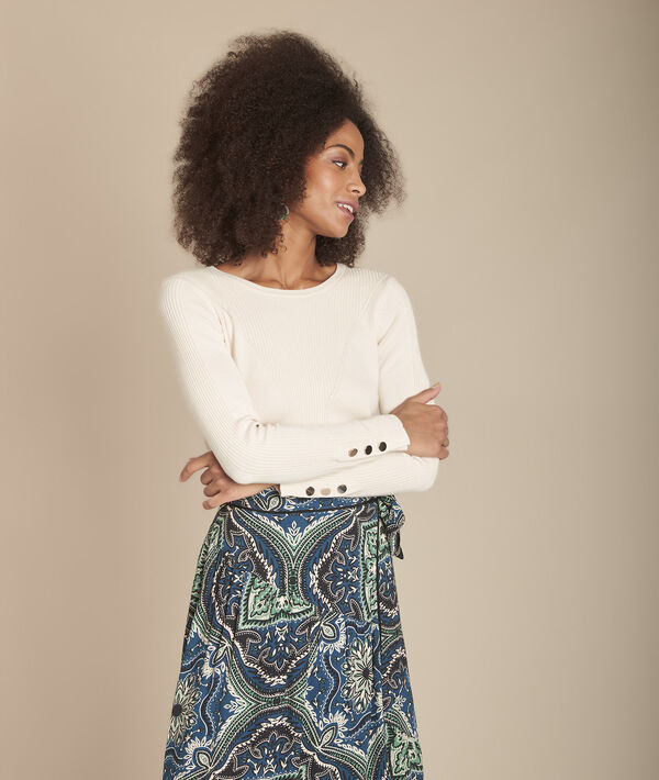 Pull beige en jersey Flora | 1-2-3 Pull beige en jersey Flora PhotoZ | 1-2-3