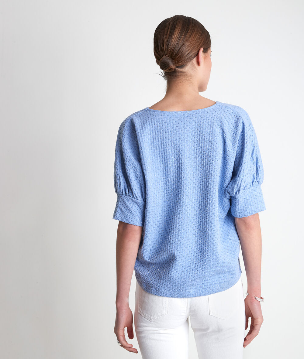 Tee-shirt bleu ciel idouceur ciel.
