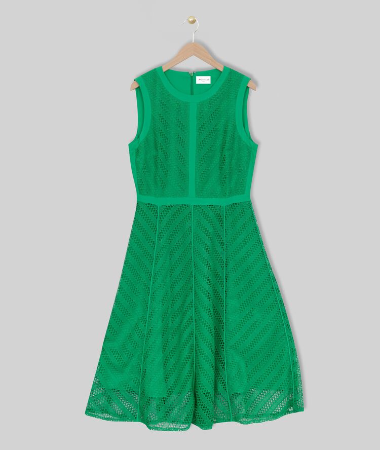 Robe en dentelle graphique oryane prairie.