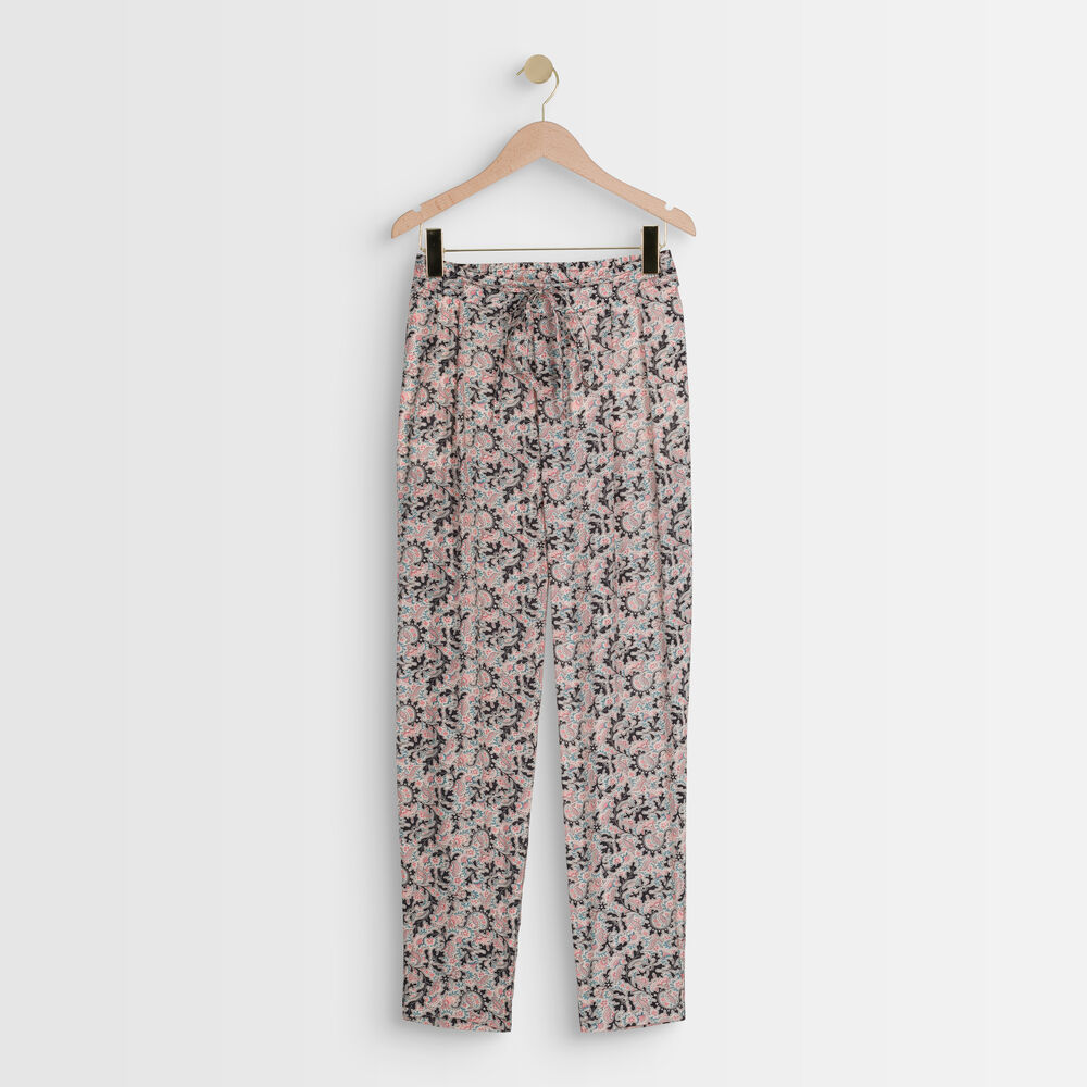 Pantalon en coton imprimé blush flynn blush.