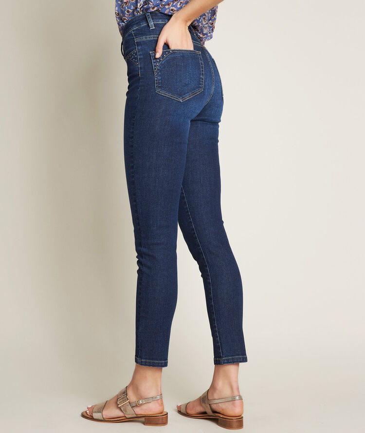 L'iconique slim: jean stone used avril stone used.