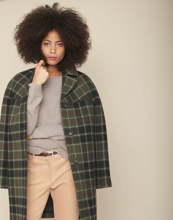 Pull taupe en cachemire Fog | 1-2-3 Pull taupe en cachemire Fog PhotoZ | 1-2-3