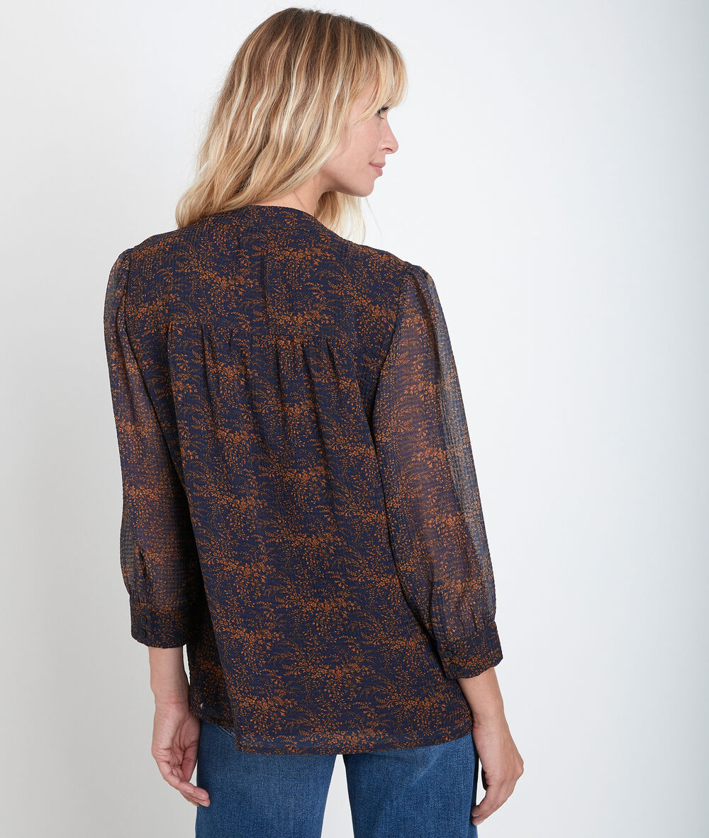 Blouse imprimée jamo tomette.