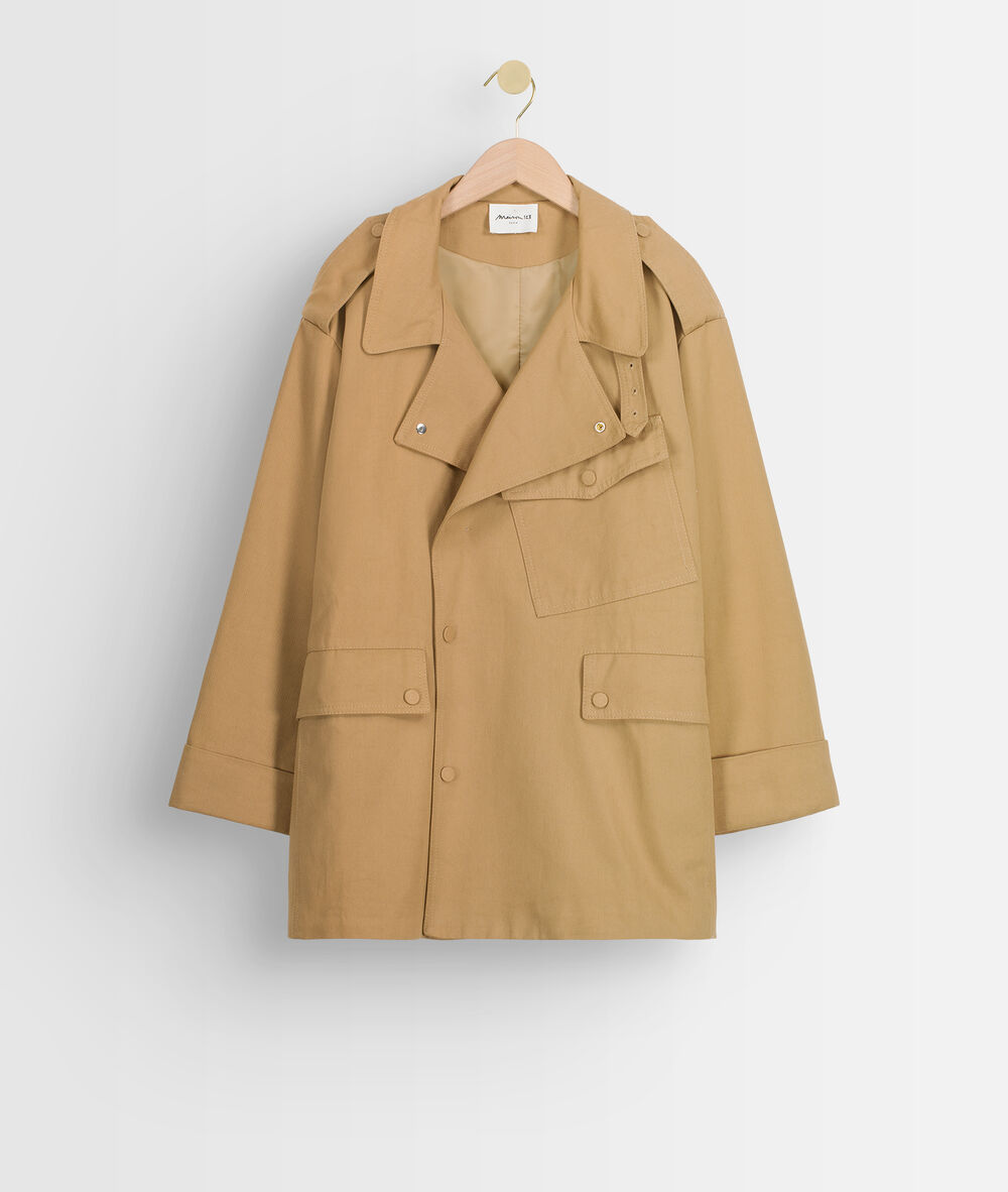 Parka beige nadège beige.