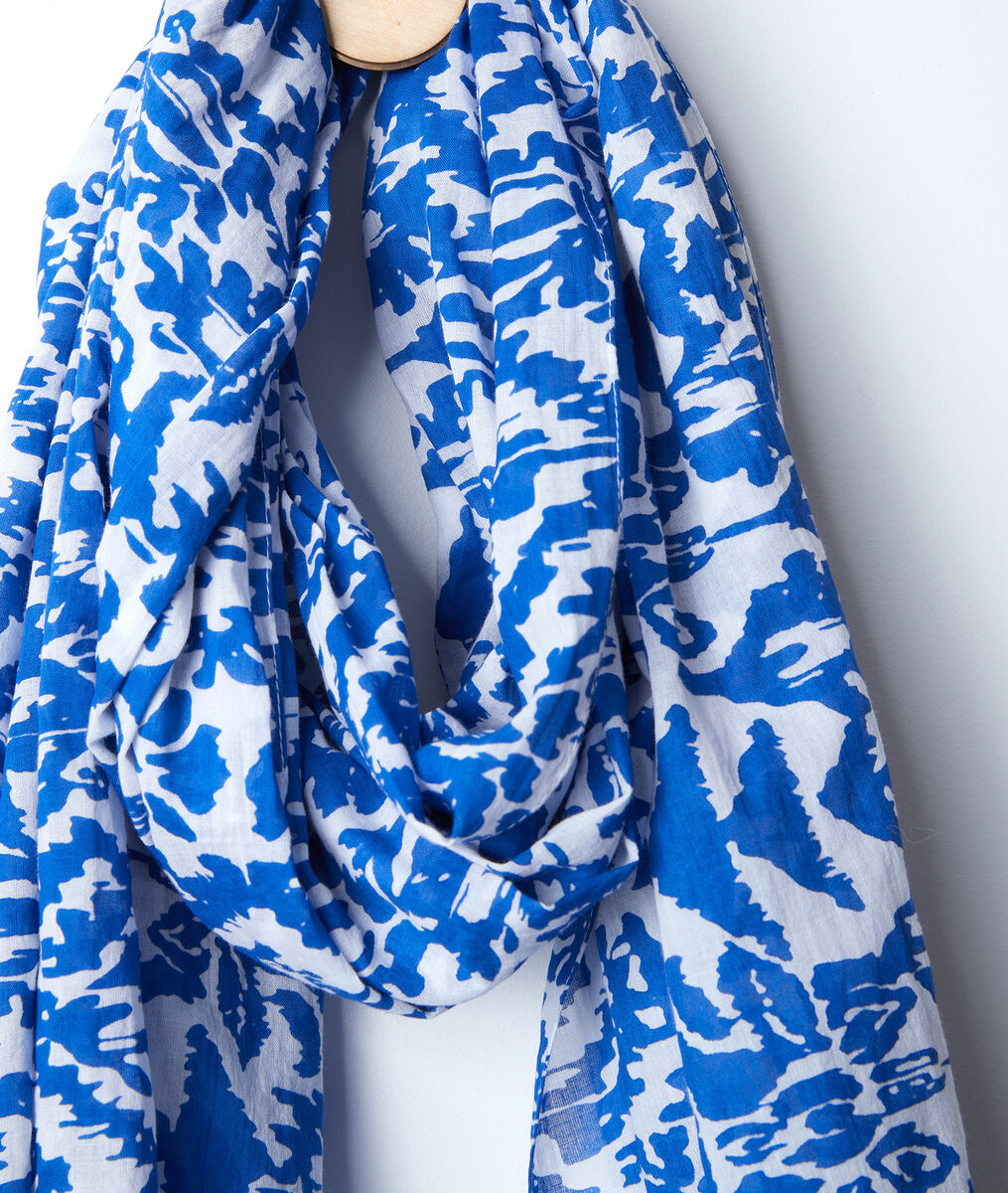 Foulard en coton recyclé Bradeley | 1-2-3 Foulard en coton recyclé Bradeley PhotoZ | 1-2-3