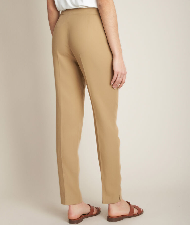 Havannabraune cropped hose ilias havanna.