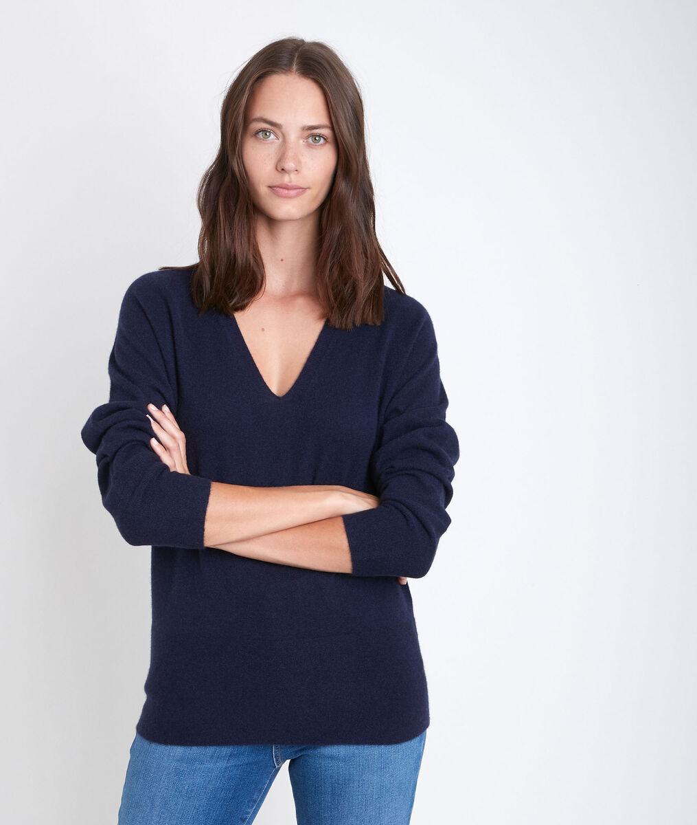 Pull en cachemire marine Ralph | 1-2-3 Pull en cachemire marine Ralph PhotoZ | 1-2-3