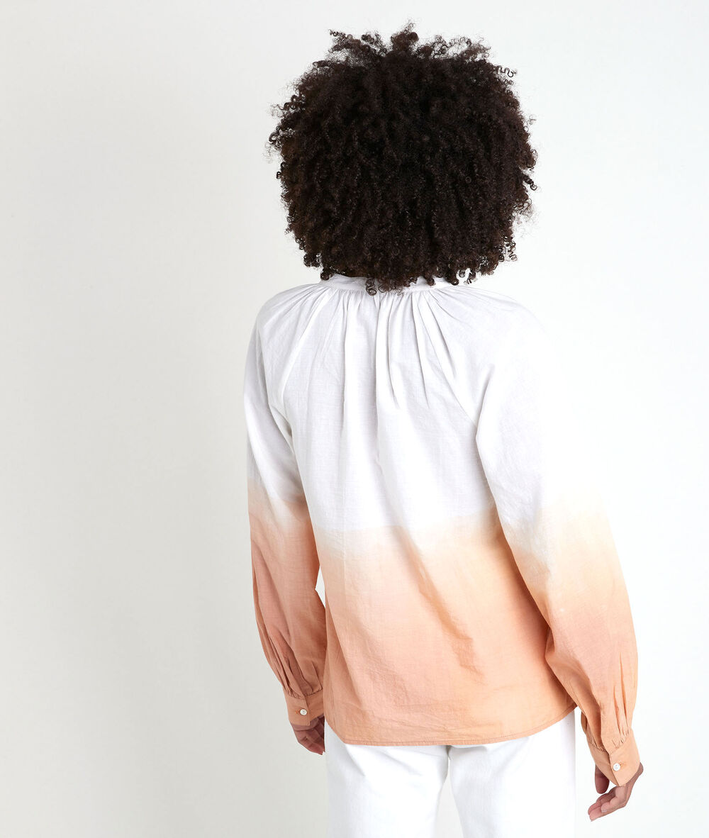 Blouse beige tye and dye terry beige.