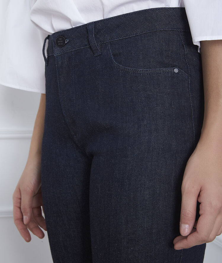 Gerade geschnittene jeans cher dunkles indigoblau.