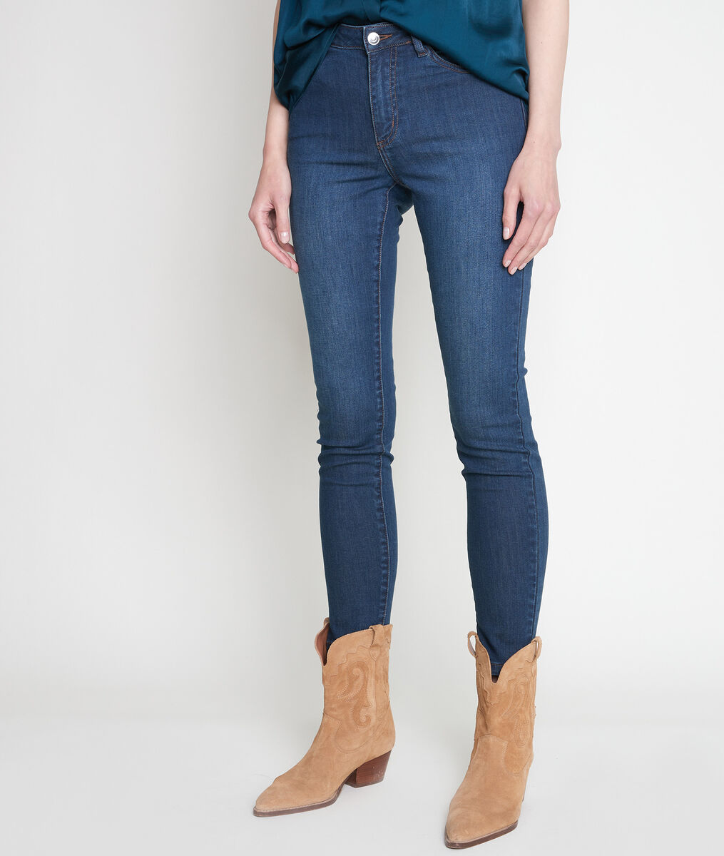 Jean slim taille haute en denim brut Nateo | 1-2-3 Jean slim taille haute en denim brut Nateo PhotoZ | 1-2-3