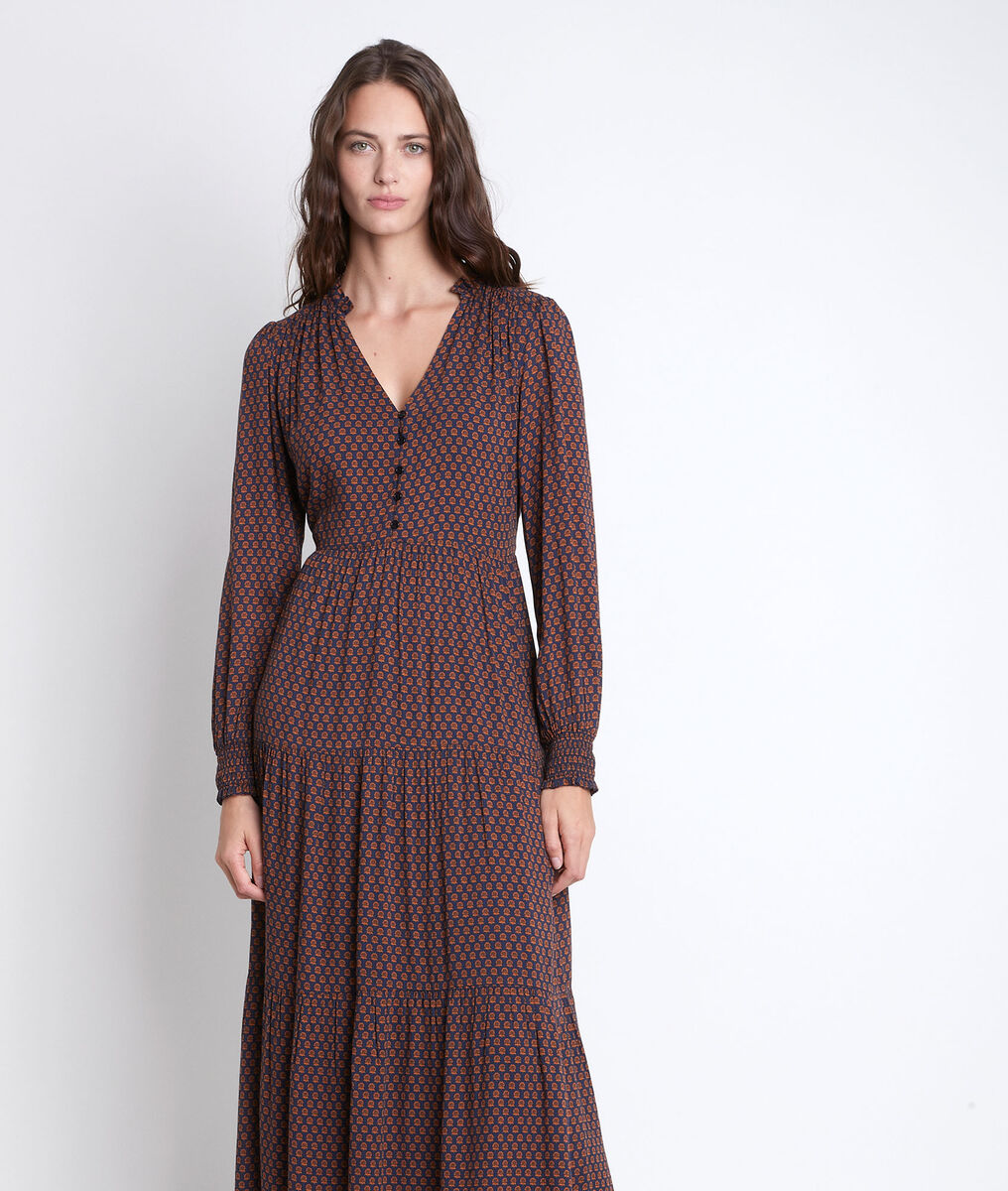 Robe longue imprimée Nada bis | 1-2-3 Robe longue imprimée Nada bis PhotoZ | 1-2-3