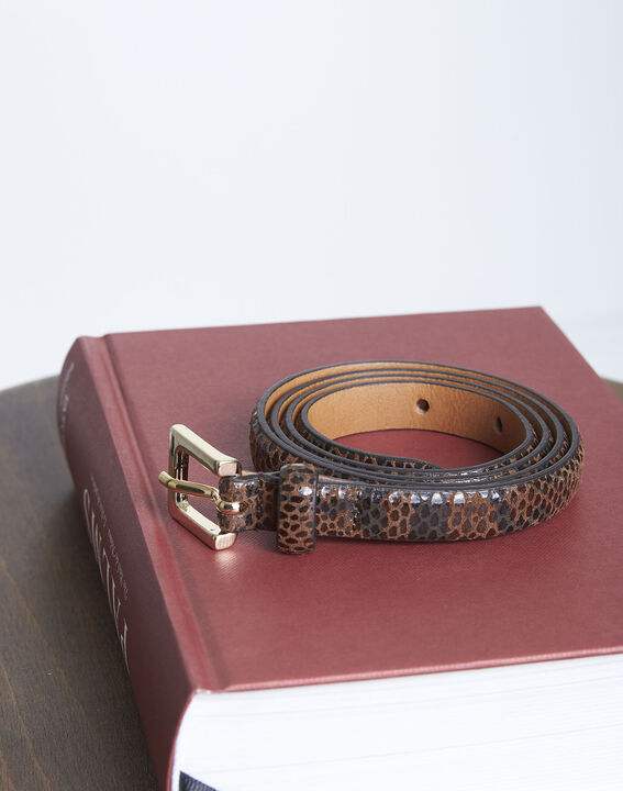 Ceinture en cuir effet python Alia | 1-2-3 Ceinture en cuir effet python Alia PhotoZ | 1-2-3