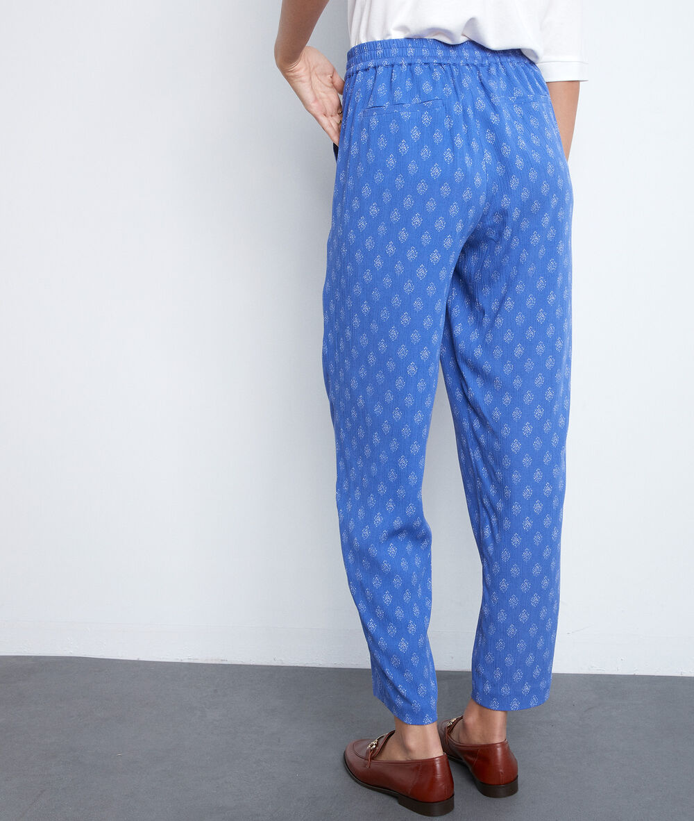 Pantalon fluide imprimé myosotis flynn myosotis.