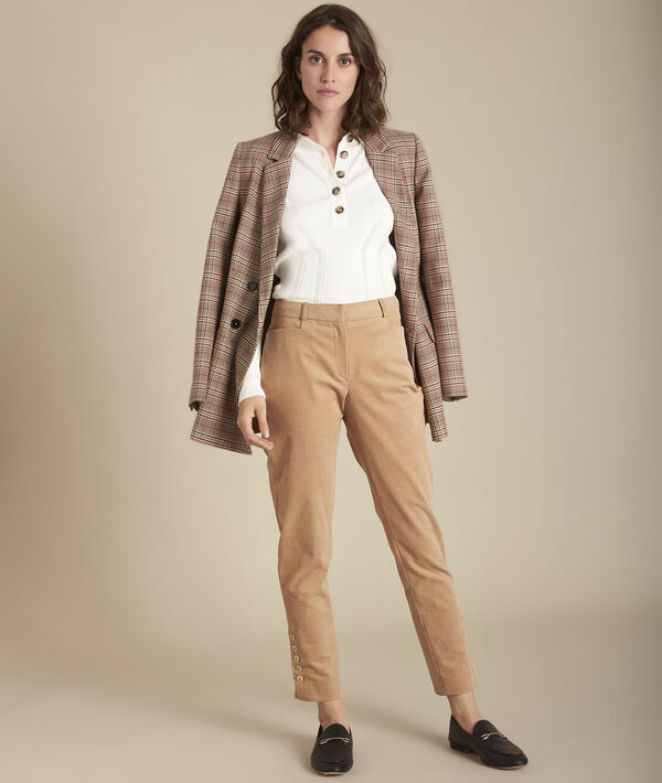 Pantalon droit en velours Eagle | 1-2-3 Pantalon droit en velours Eagle PhotoZ | 1-2-3