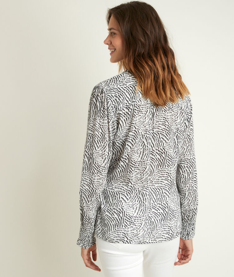 Blouse imprimée jenny noir.