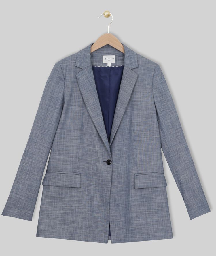 Veste de tailleur leila marine.