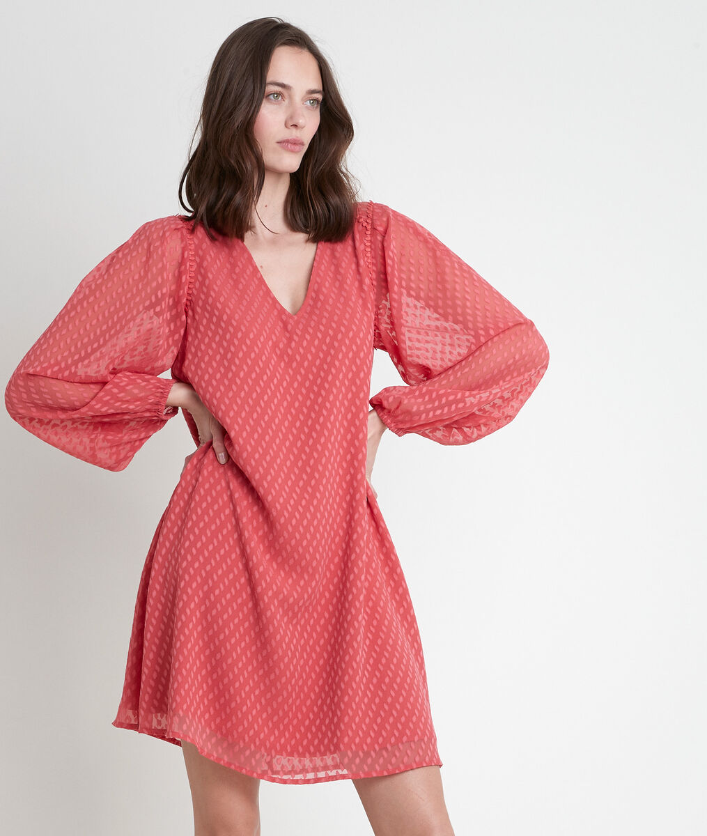 Robe corail plumetis Marcia | 1-2-3 Robe corail plumetis Marcia PhotoZ | 1-2-3