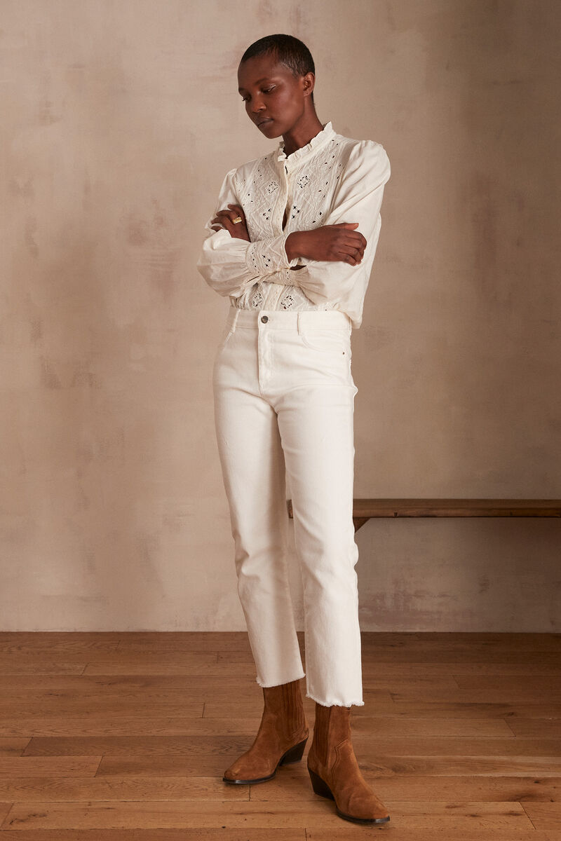 Jean droit raw cut Patience | 1-2-3 Jean droit raw cut Patience PhotoZ | 1-2-3