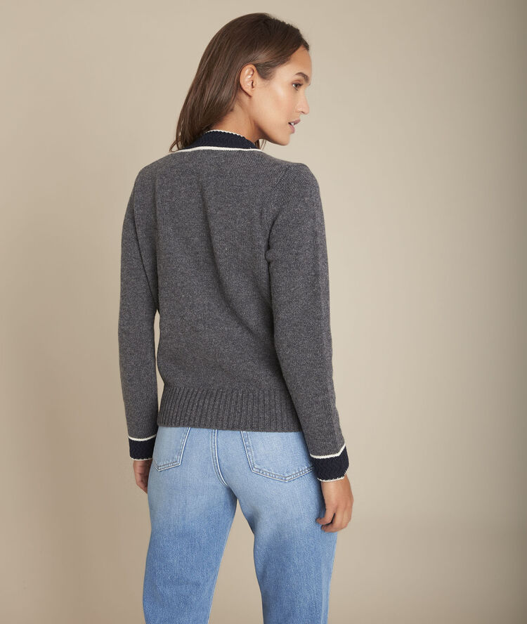 Gilet gris fontainebleau chine moyen.