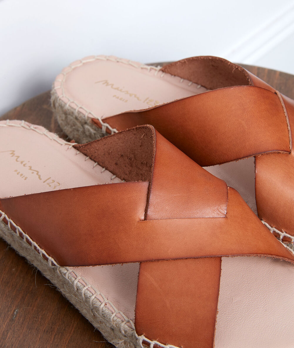 Mules camel gabriella bronze.