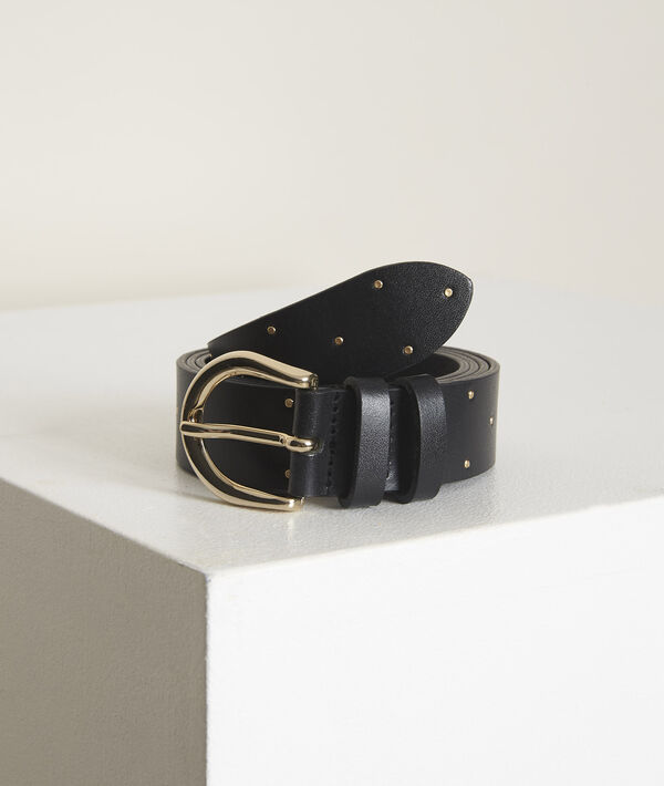 Ceinture en cuir noire Arock | 1-2-3 Ceinture en cuir noire Arock PhotoZ | 1-2-3