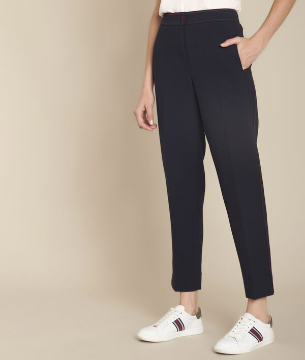 Pantalon marine compacte Ermel | 1-2-3 Pantalon marine compacte Ermel PhotoZ | 1-2-3