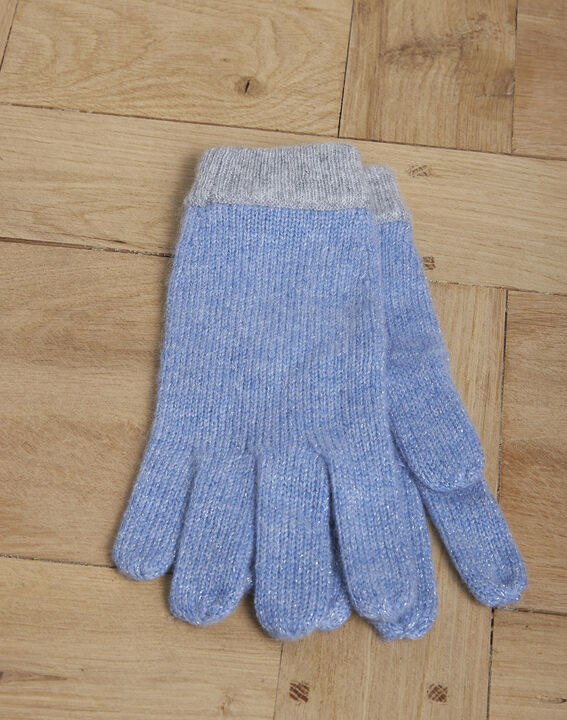 Gants en cachemire azur Vermont | 1-2-3 Gants en cachemire azur Vermont PhotoZ | 1-2-3